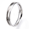 201 Stainless Steel Grooved Finger Ring for Men Women STAS-WH0039-08I-P-2