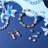 4 Strands Transparent Glass Beads EGLA-TA0001-80A-6