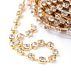 Brass Rhinestone Strass Chains CHC-T002-SS18-01C-2