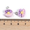 Marine Organism Resin Pendants RESI-I061-02B-3