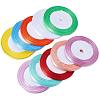 10 Colors High Dense Polyester Satin Ribbons SRIB-PH0001-03-6mm-5