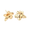 Brass Stud Earring Findings KK-D024-06G-2