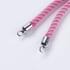 Nylon Twisted Cord Bracelet Making MAK-F018-P-RS-6