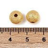 Textured Brass Beads KK-P309-01B-G-3