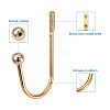 Zinc Alloy U Shape Hook Hangers Curtain SW-TAC0002-07C-11