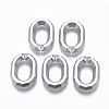 Spray Painted CCB Plastic Linking Rings LS-CCB-R104-15-03-1
