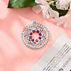 Seed Beads Beaded Pendants PALLOY-MZ00386-02-2