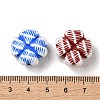 Opaque Two Tone Acrylic Beads OACR-P034-03A-M-3