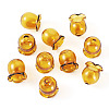 10Pcs Glass Bead Caps for Wind Chimes Making GLAA-BY0001-05D-2