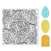 Silicone Clay Texture Mat AJEW-WH0447-023-1