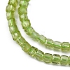 Natural Peridot Beads Stands G-H042-B31-01-4