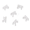 6Pcs 925 Sterling Silver Hollow Initial Beads STER-TA0001-53K-2