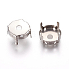 Non-Tarnish Stainless Steel Sew on Prong Settings X-STAS-L229-05A-1
