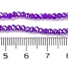 Baking Electroplate Glass Beads Strands LS-DGLA-A039-J2MM-B05-4