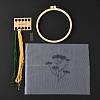 DIY Transparent Fabric Embroidery Kits DIY-K032-79B-2