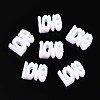 Opaque Acrylic European Beads SACR-Q190-22K-1