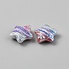 15Pcs Printed Resin Beads RESI-CJC0006-036A-2