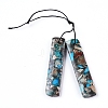 Natural Mixed Gemstone Pendants G-G827-05-2