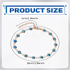 1Pc Ethnic Style Evil Eye Link Chain Bracelets for Women BJEW-LP0004-15-2