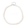 Natural Cultured Freshwater Pearl Two Sides Polished Beaded Necklaces for Women NJEW-JN05334-02-2