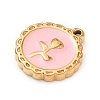 304 Stainless Steel Enamel Pendants SA-CBA8A4A-04B-G-2