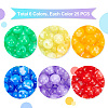 150Pcs 6 Colors Acrylic Beads MACR-PH0001-39-5