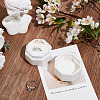 Velvet Cover Plastic Couple Ring Box VBOX-WH20001-02A-4