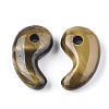 Natural Tiger Eye Pendants G-S294-07G-2