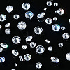 50Pcs 5 Styles Cubic Zirconia Cabochons ZIRC-YW0001-21-5