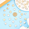 200Pcs 2 Colors CCB Plastic Beads CCB-PA0001-20-4