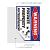 Waterproof PVC Warning Sign Stickers DIY-WH0237-008-3