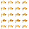 30Pcs Brass Stud Earring Findings and 30Pcs Earring Backs Sets KK-AR0001-91G-NR-1