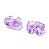 Transparent Glass Enamel Beads LAMP-V001-08E-3