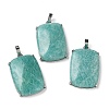 Natural Amazonite Pendants G-Z070-01P-02-1