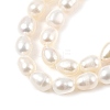 Natural Cultured Freshwater Pearl Beads Strands PEAR-I007-01B-04B-4