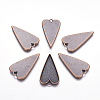 Tibetan Style Alloy Big Pendant Cabochon Settings LS-RLF11251Y-NF-1