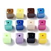 Opaque Acrylic Beads X-OACR-Z017-07B-1