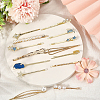 6 Bags 6 Styles Zinc Alloy Hair Bobby Pins PHAR-SP0001-01B-3