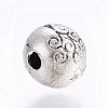 Tibetan Style Alloy 3-Hole Guru Beads X-PALLOY-AD68173-AS-NR-3