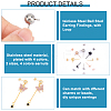 16Pcs 8 Style 304 Stainless Steel Ball Stud Earring Findings STAS-UN0028-27-2
