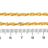 Brass Rope Chains Necklaces for Women NJEW-D302-62G-3