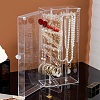 Acrylic Jewerly Hanging Necklaces Organizer Storage Boxes PW-WG53E9D-03-1