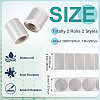 2 Rolls 2 Styles Vinyl Plastic Printable Holographic Stickers OFST-TA0001-11C-4