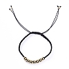 Unisex Adjustable Nylon Thread Braided Bead Bracelets BJEW-JB05137-2