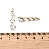 Brass Micro Pave Cubic Zirconia Pendants KK-F901-01B-G-3