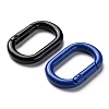 10Pcs Spray Painted Alloy Spring Gate Rings FIND-YW0001-83-3