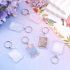 20Pcs Acrylic Photo Frame Keychains AJEW-TA0003-60-8