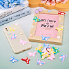 30Pcs 6 Colors Plastic Cabochons KY-TA0001-30-7