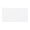 Rectangle Cardboard Earring Display Cards CDIS-P004-01-2