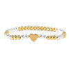 Brass Beads Stretch Bracelets for Women CW0227-16-1